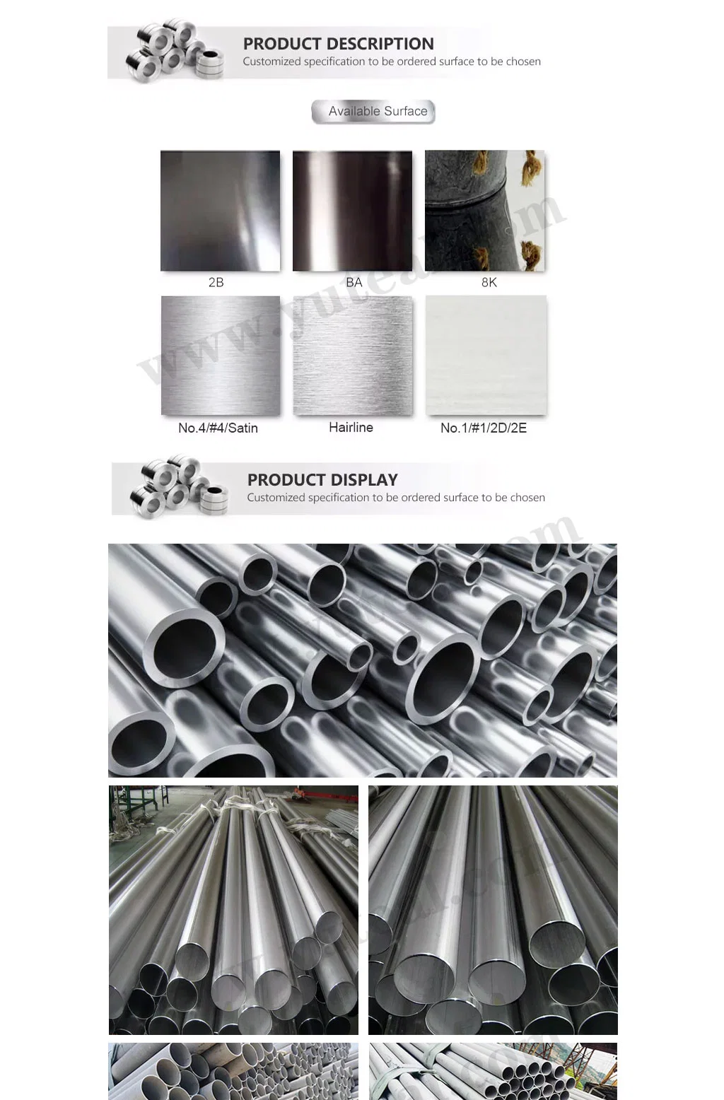 Stainless Steel Seamless Steel Pipe Pip 201 304 316 310 410 409 430 Low Carbon 202 Stainless Steel Pipe High Temperature Hollow Pipe