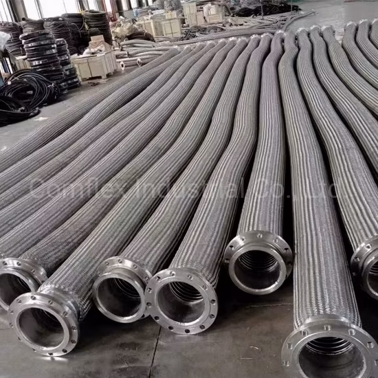 Flex Ss Braided Hose with Flange Connection Suitable for High